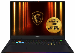 🎮 MSI Raider A18 HX Gaming-Laptop | 18" UHD+ Mini-LED 120 Hz Display | AMD Ryzen 9 9955HX3D | NVIDIA GeForce RTX 5080