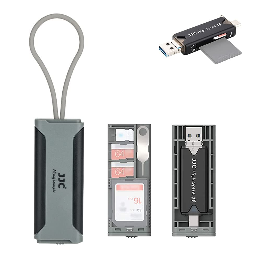 🌟 JJC Speicherkarten-Hülle mit USB 3.0 Multifunktions-Kartenleser 🌟