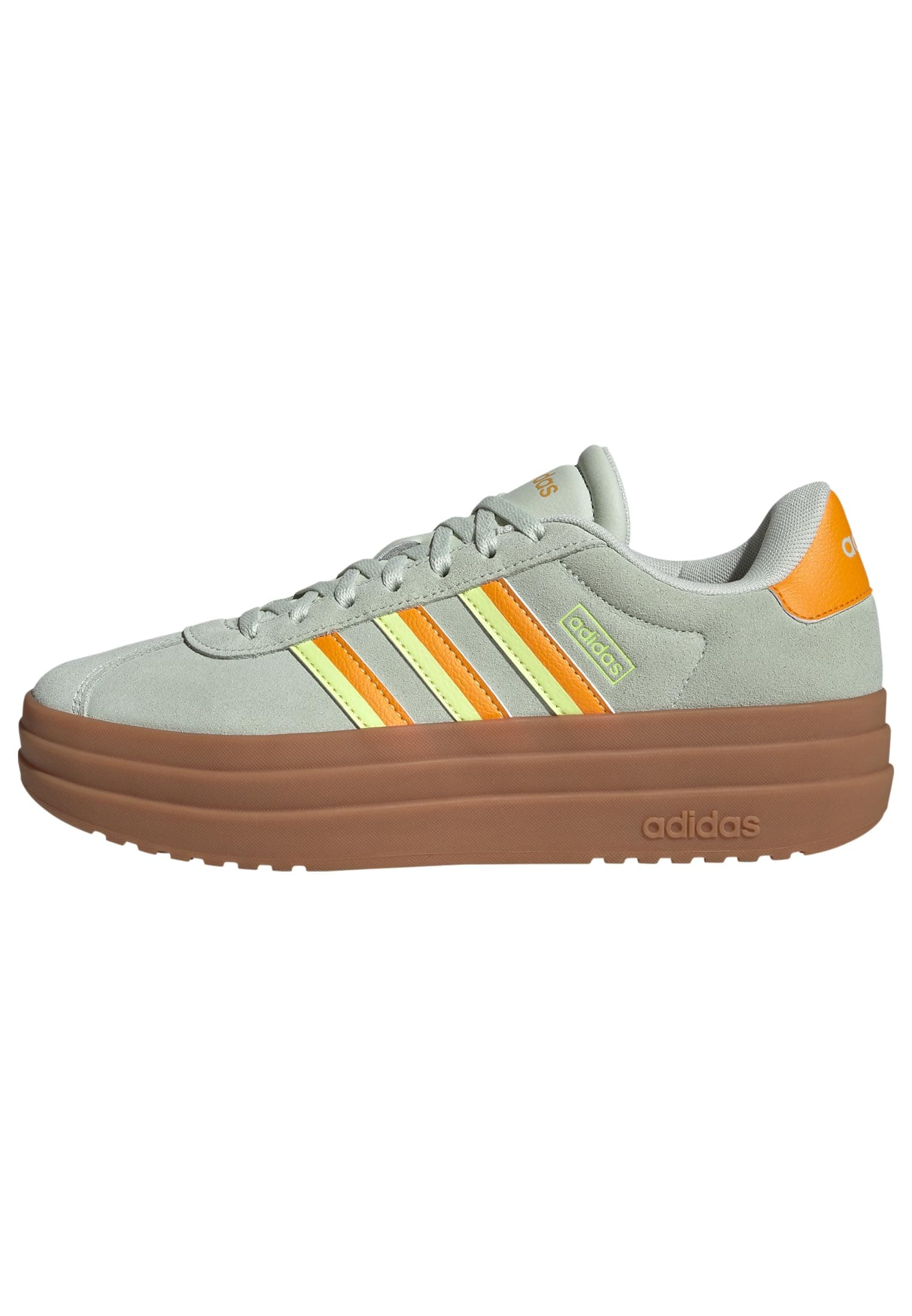 👟🛍️ Mega Deal: adidas Damen Vl Court Bold Schuhe 42 EU Linen Green Crew Orange Hi Res Yellow