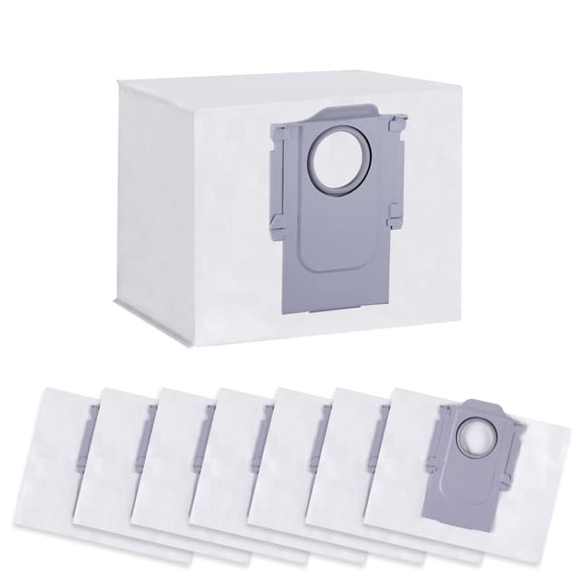 8 Stück Staubbeutel für Roborock S8+/ S8 Pro Ultra/ S7 MaxV Ultra/ S7 Pro Ultra/ Q7+/ Q7 Max+/ Q8 Max+/ Q5 Pro+ Staubsauger Absaugstation - Ersatzbeutel Zubehörset 🏠🔧🎁