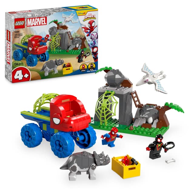 LEGO Marvel Spideys Team auf Rettungsmission im Dino-Truck 🦖🦸‍♂️