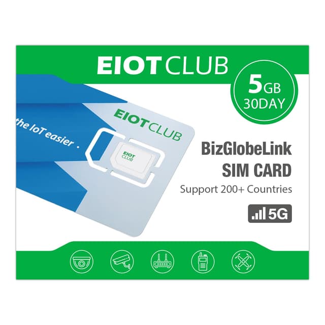 🌍📶 EIOTCLUB Globale SIM-Karte 5GB/30Tage in 200 Ländern 📱🌐