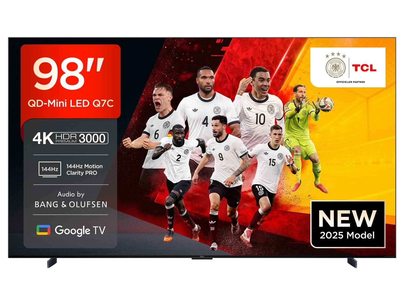TCL 98Q7C QLED Mini LED Fernseher 98 Zoll 📺🔊🎮
