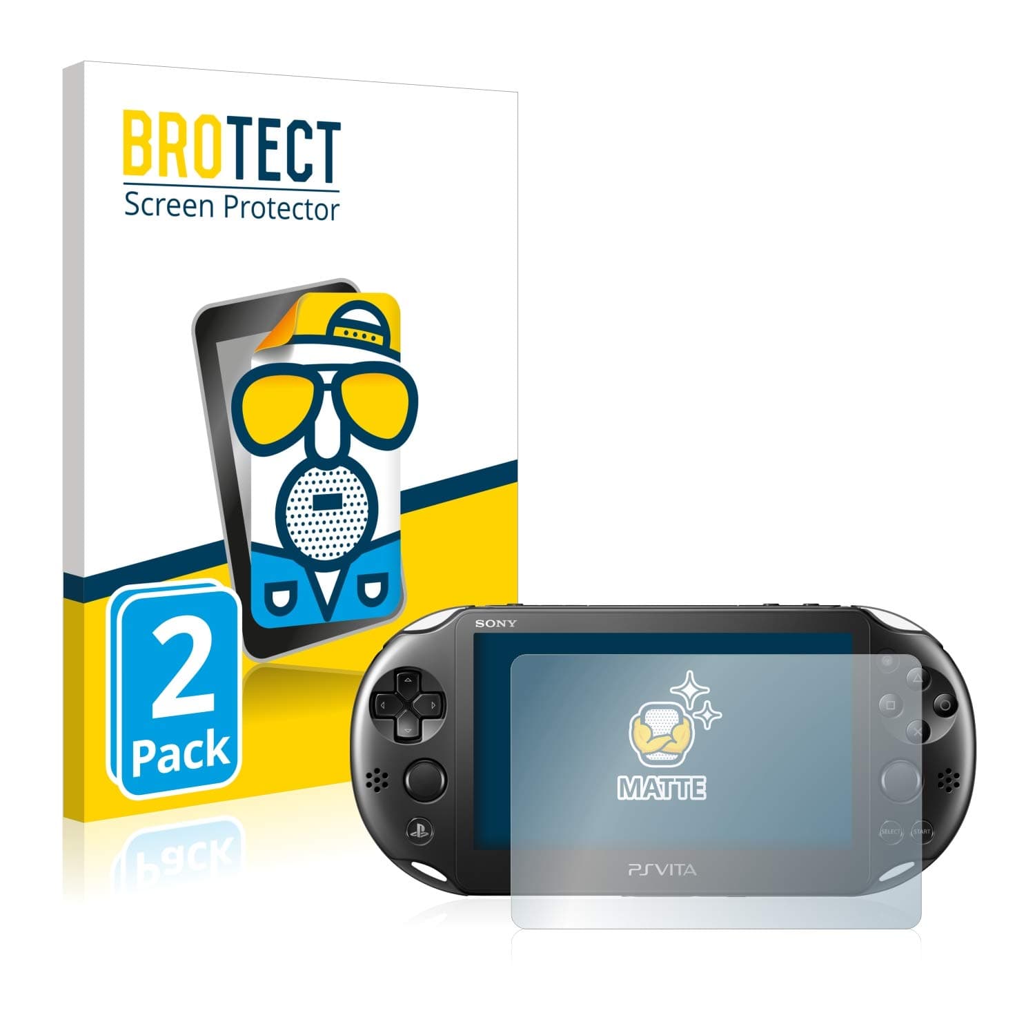 BROTECT Entspiegelungs-Schutzfolie für Sony Playstation PS Vita Slim (2 Stück) 😎🎮