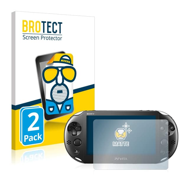 BROTECT Entspiegelungs-Schutzfolie für Sony Playstation PS Vita Slim (2 Stück) 😎🎮