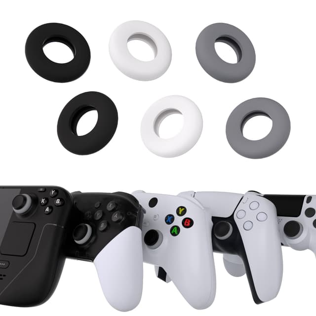 🎮 PlayVital 3 Paare Premium Stoßdämpfer Ring für Thumbstick | Zielhilfe für ps5/ps4/Xbox Series X/S/Xbox One/Switch Pro Controller/Steam Deck