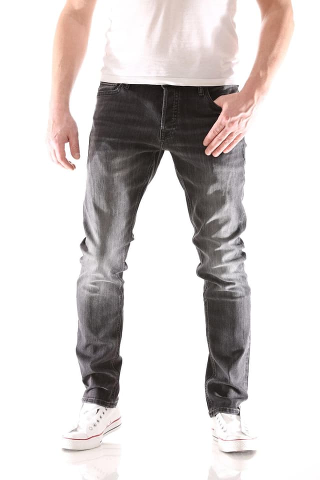 👖 JACK & JONES Herren Slim Fit Jeans JJIGLENN JJORIGINAL CB 815 NOOS 34W / 30L Schwarz - Nur 19.2€