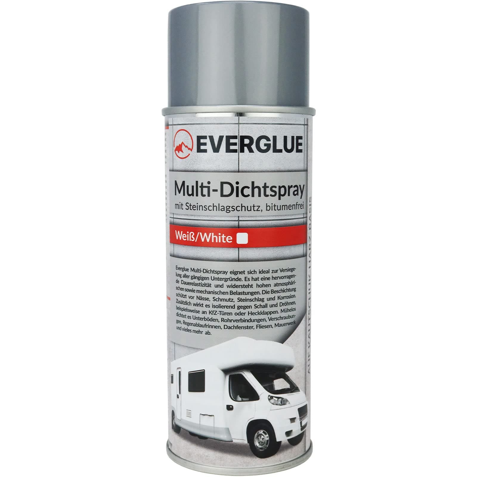 🚗🔧🛡️ EVERGLUE Multi Dichtspray Steinschlagschutz bitumenfrei weiß 400ml