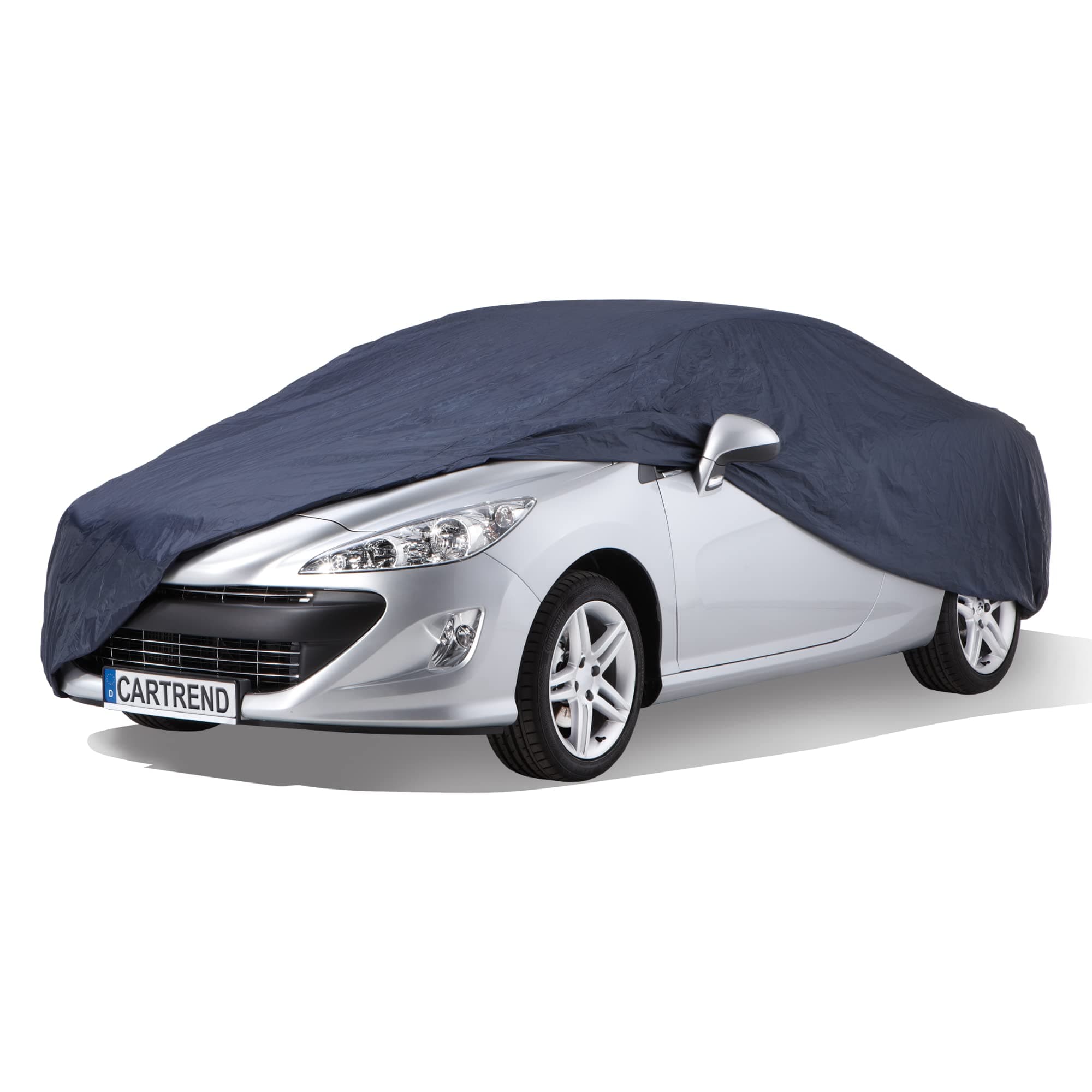 🚗🛡️ cartrend Vollgarage 'New Generation' - Auto Abdeckplane in Polyester blau
