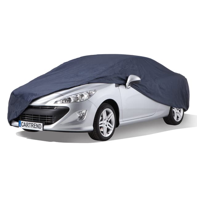🚗🛡️ cartrend Vollgarage 'New Generation' - Auto Abdeckplane in Polyester blau