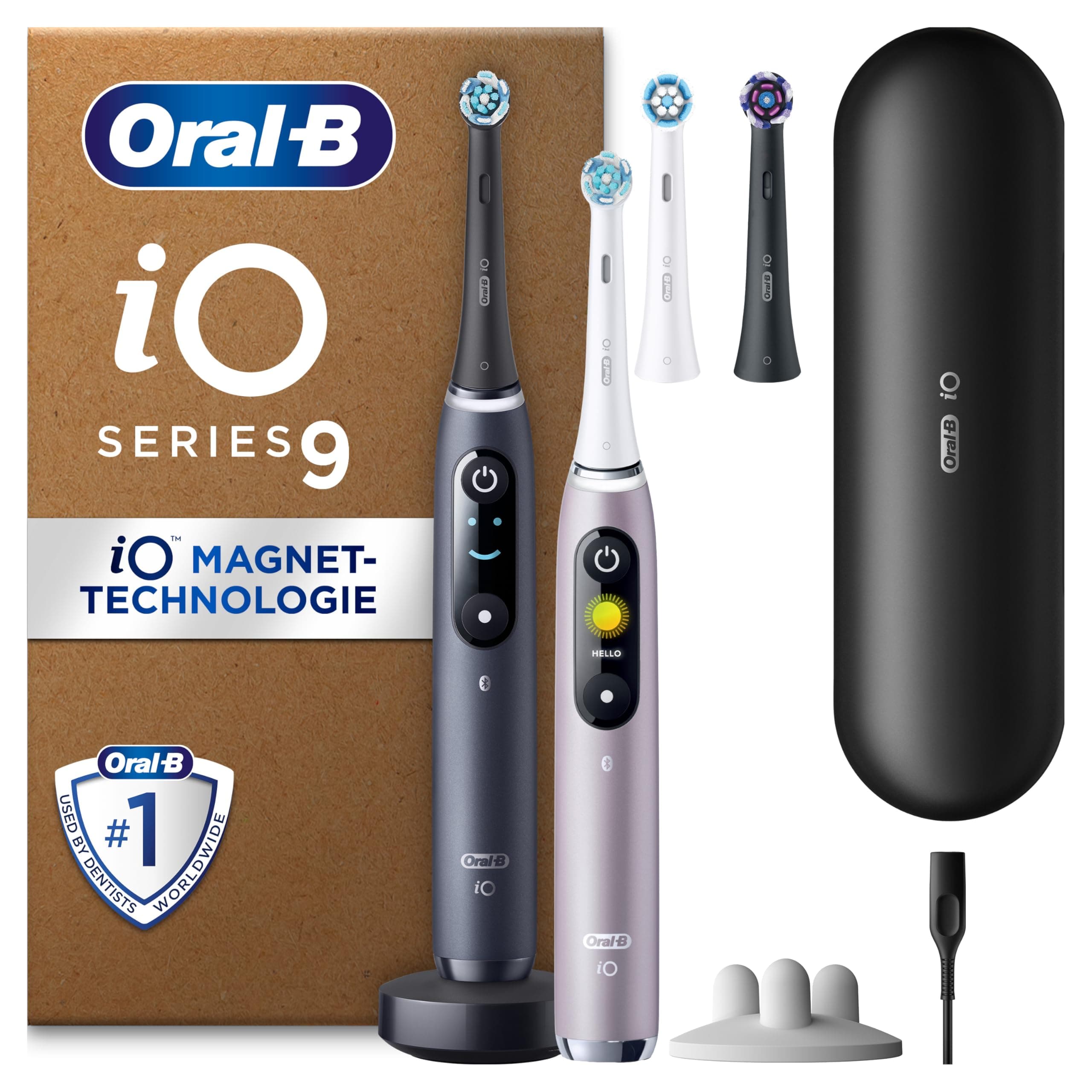🦷 Oral-B iO Series 9 Plus Edition Doppelpack Elektrische Zahnbürste 🌟