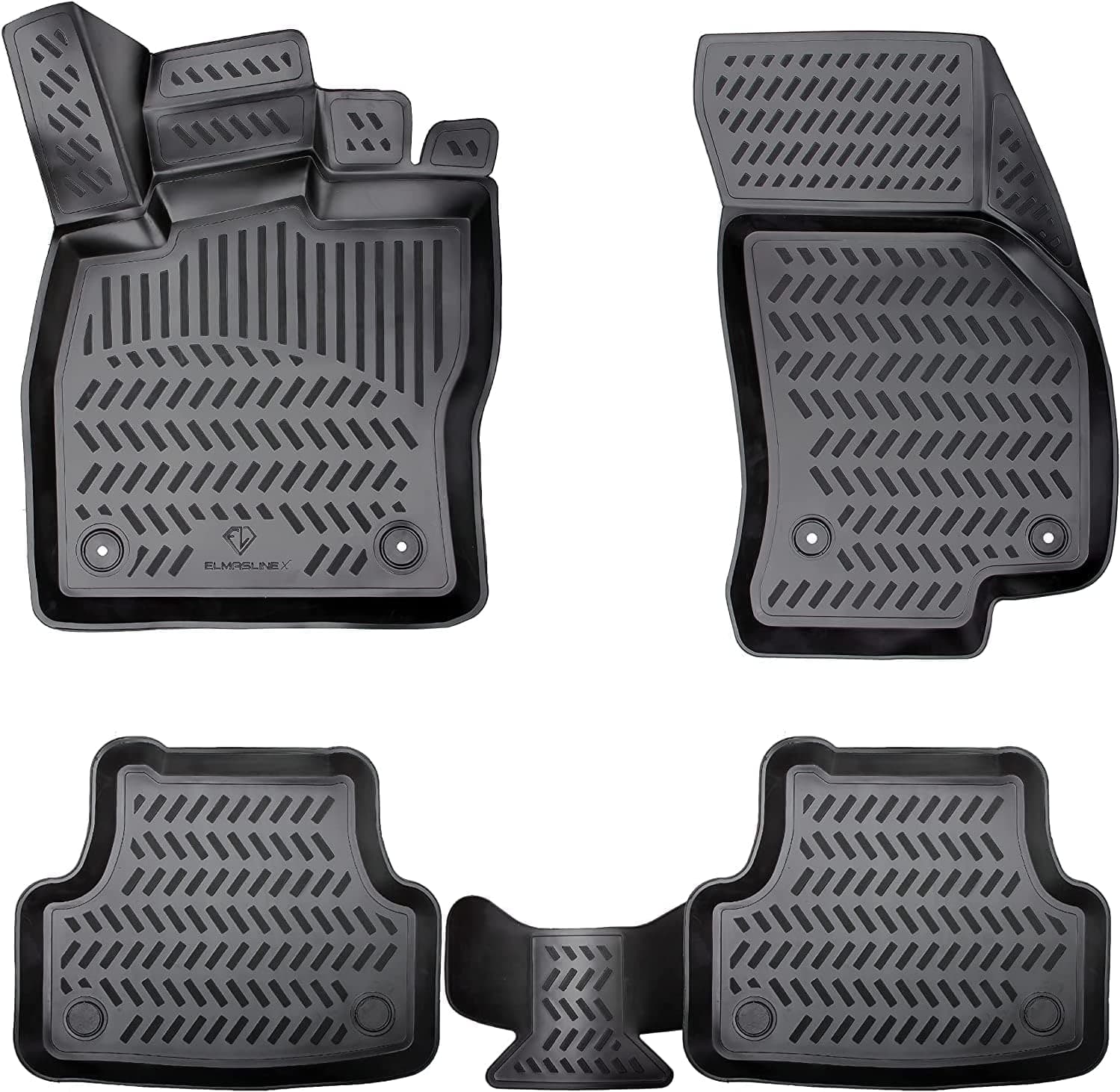 🔥 ELMASLINE 3D Gummimatten für Toyota AYGO 2005-2014 | Zubehör Fußmatten 🚗