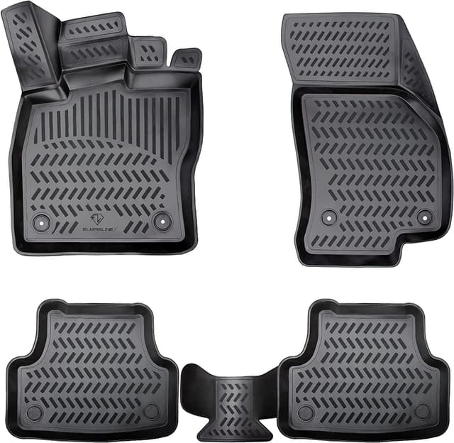 🔥 ELMASLINE 3D Gummimatten für Toyota AYGO 2005-2014 | Zubehör Fußmatten 🚗