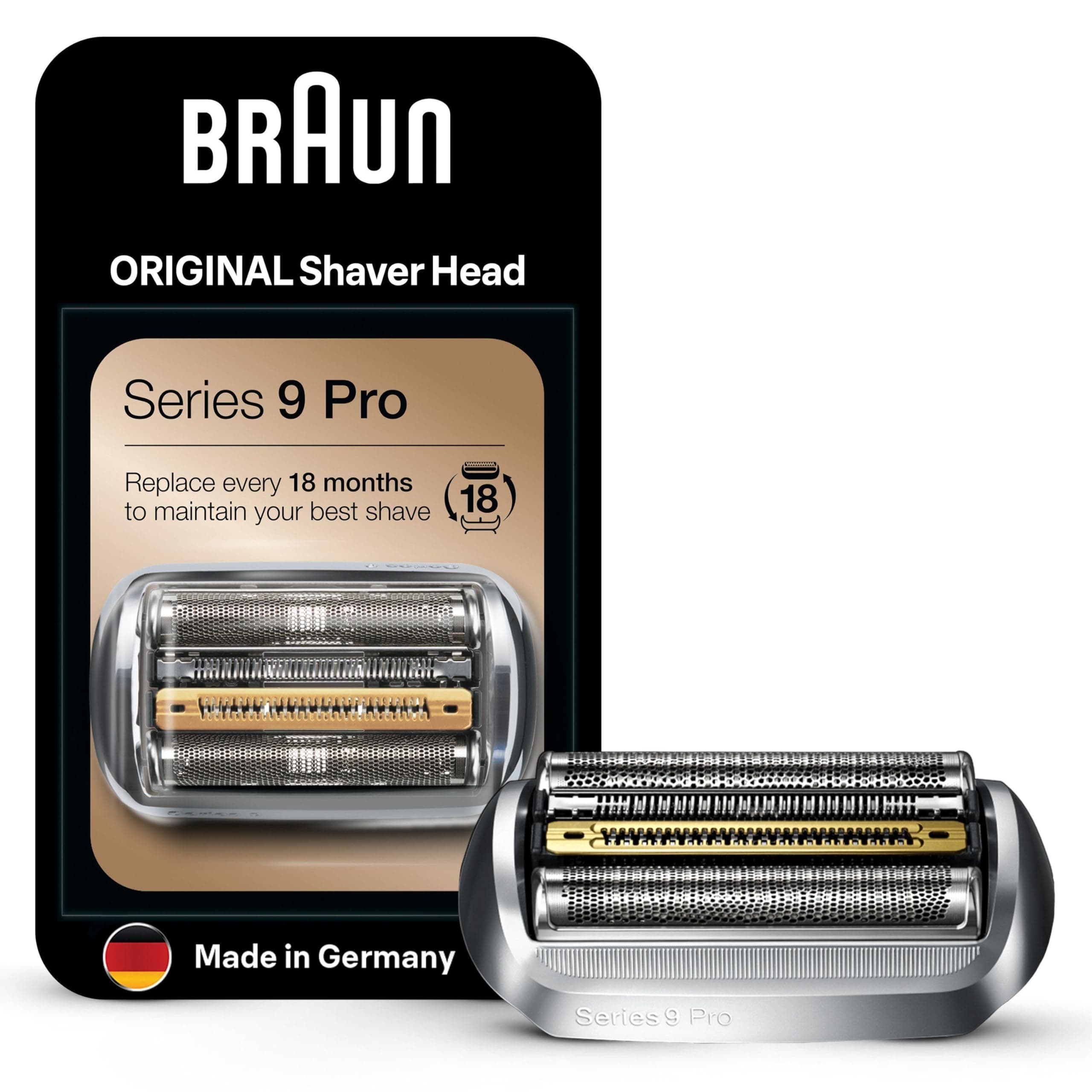 Braun Series 9 Pro Elektrorasierer Scherkopf - Original Ersatzscherteil vom Hersteller