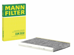 🚗 MANN-FILTER CUK 2532 Innenraumfilter/Kabinenluftfilter - Pollenfilter mit Aktivkohle