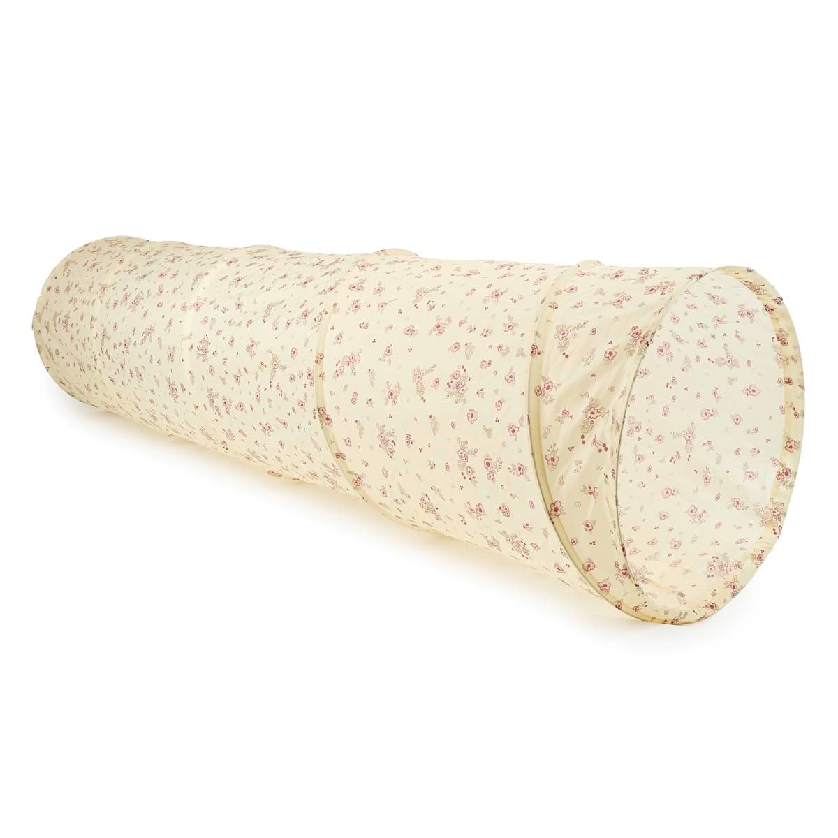 Bieco Pop Up Spieltunnel Vintage Flowers Krabbeltunnel ab 1 Jahr | 180 x 46cm 🌸🌈