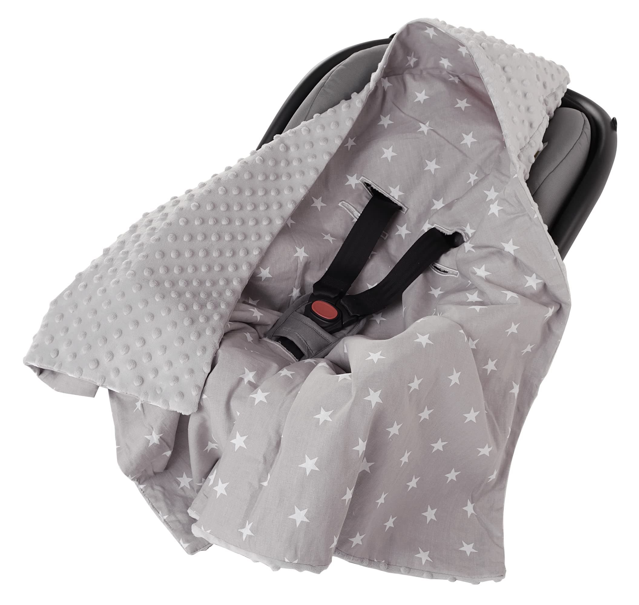 Medi Partners Einschlagdecke Baby Babyschale 100% Baumwolle für Sommer 85x85cm