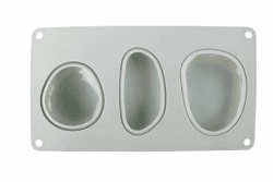 🎨 Rayher 36107000 Silikon-Gießform große Steine, 14,5x26 cm, Tiefe 3,5 cm