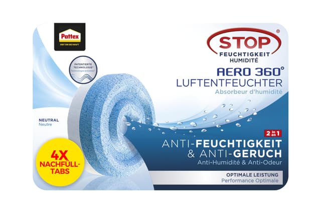 Angebot: Pattex AERO 360° Neutral Tabs Nachfüllpack (4er-Pack) 🌬️🛍️