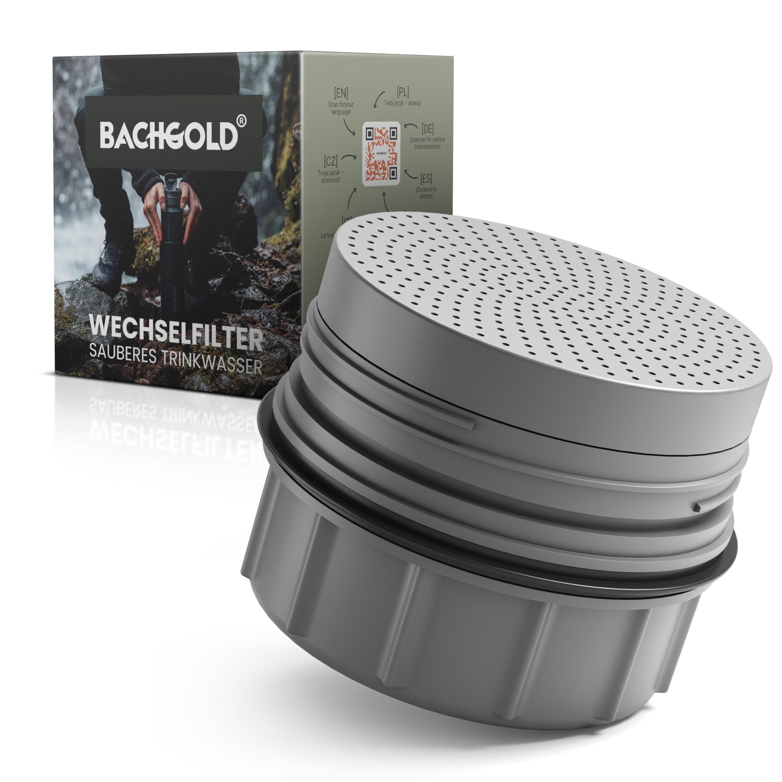 Bachgold® Wasserfilter Outdoor Wechselfilter mit 1500L Filterkapazität 🌊💧