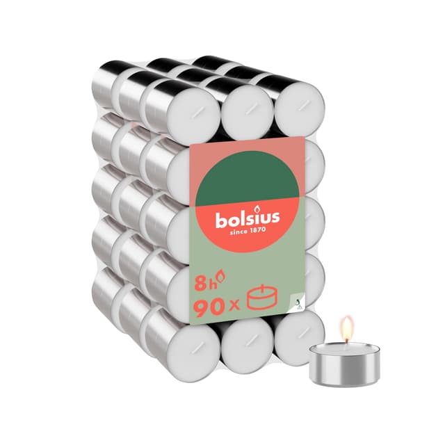 Bolsius Teelichter Großpackung - Gemütlichkeit und Qualität 🕯️