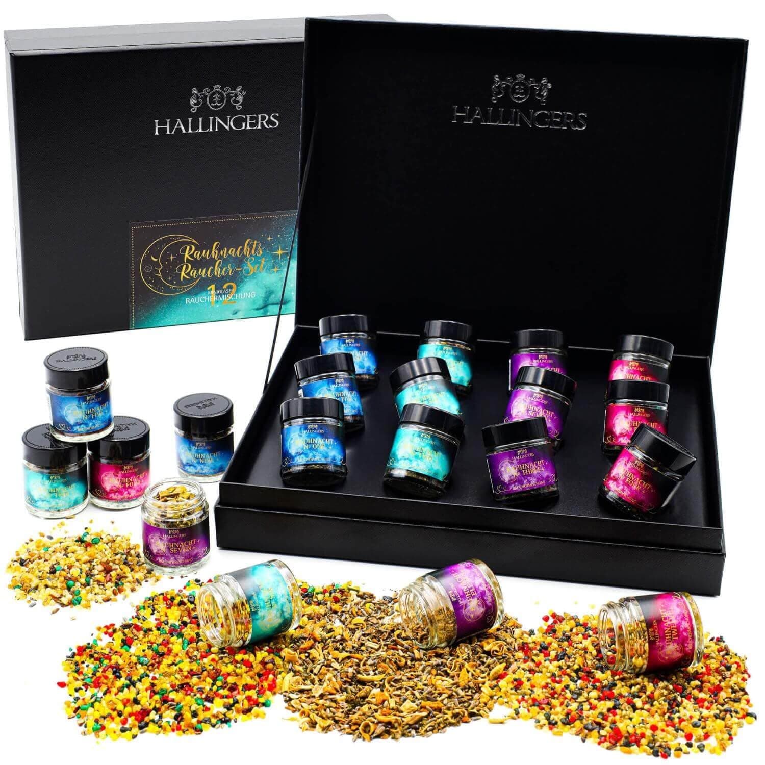 🌟 Hallingers Räucherwerk-Set für die Rauhnächte - Perfektes Geschenk zum Räuchern 🎁🔥