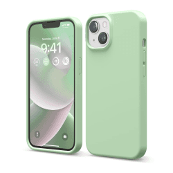elago Liquid Silicone Case Kompatibel mit iPhone 14 Hülle (6.1'') - Pastellgrün 📱