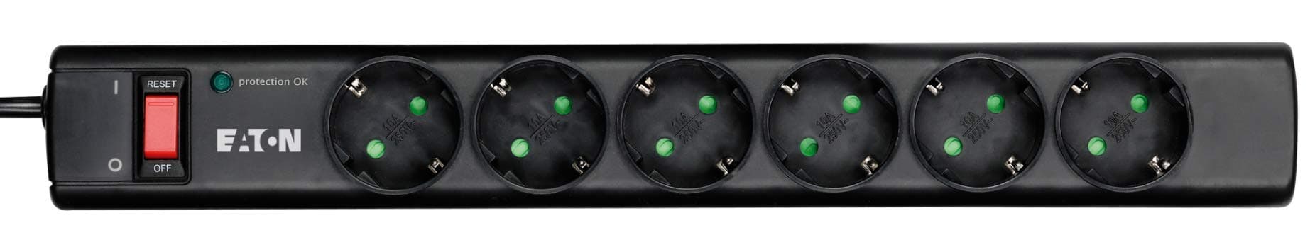 🔌 Eaton PS6D Schutzstreifen 6 DIN - Steckdosenleiste mit Überspannungsschutz ⚡️🔒