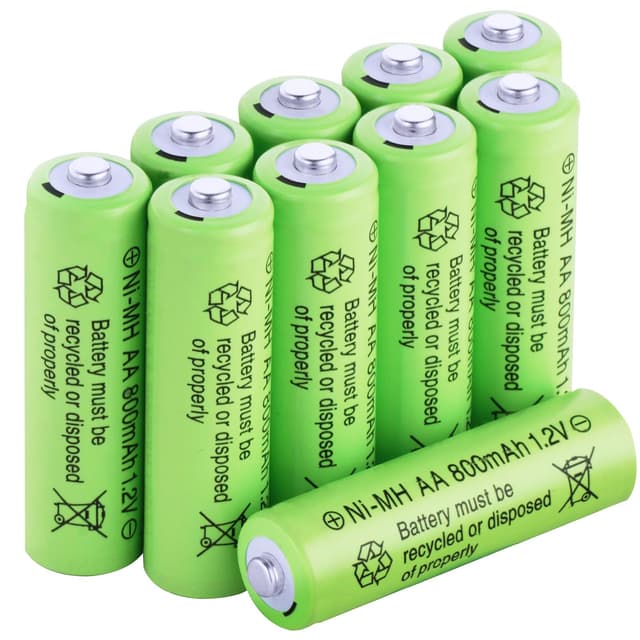 AXFEE 10 Stück AA-800mAh Wiederaufladbare Batterien 🌟