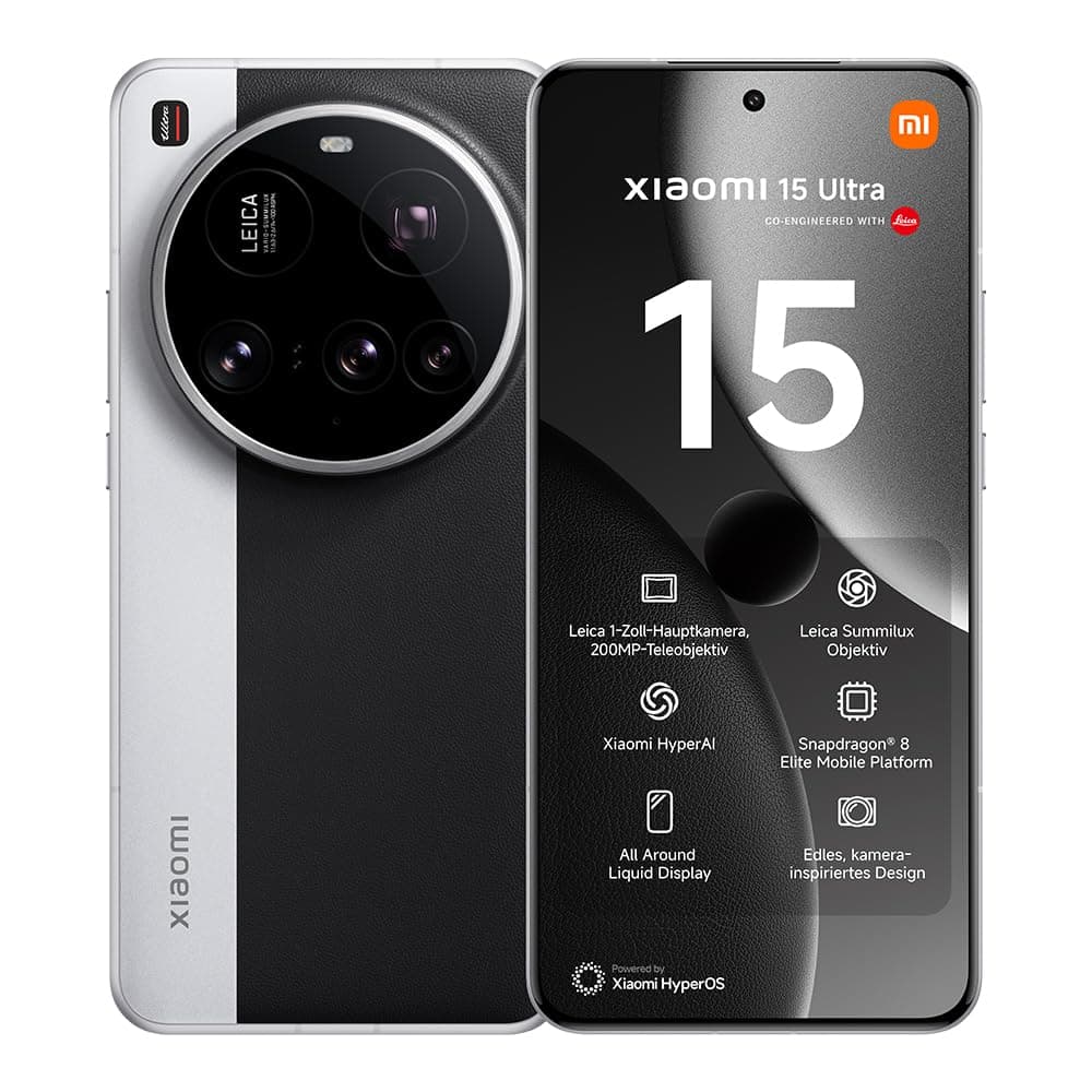 Xiaomi 15 Ultra Smartphone, 16+512GB, Silber 📱📸🔋