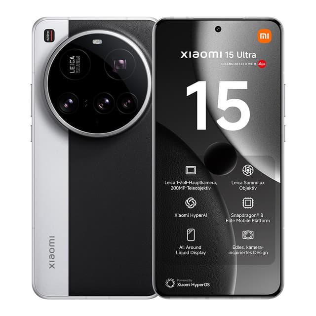 Xiaomi 15 Ultra Smartphone, 16+512GB, Silber 📱📸🔋