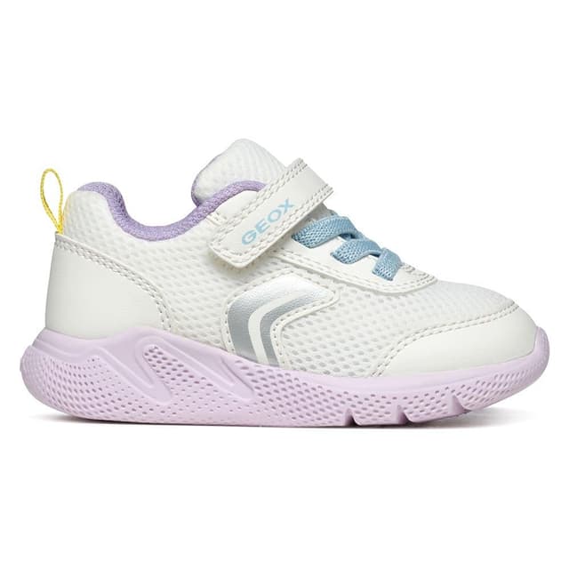 👧🏻 Geox Mädchen B Sprintye Girl D Sneakers 23 EU White Multicolor - Nur 27.91€!