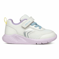 👧🏻 Geox Mädchen B Sprintye Girl D Sneakers 23 EU White Multicolor - Nur 27.91€!