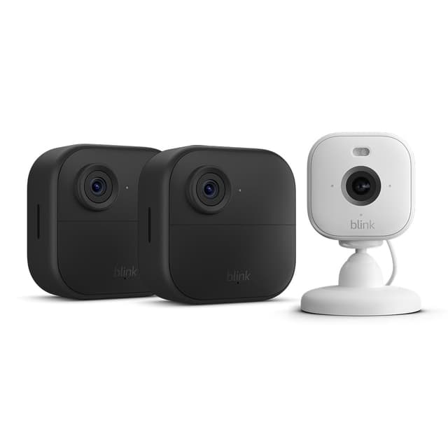 Blink-Kamera Outdoor 4 + Blink Mini 2 Weiß 📷🏡