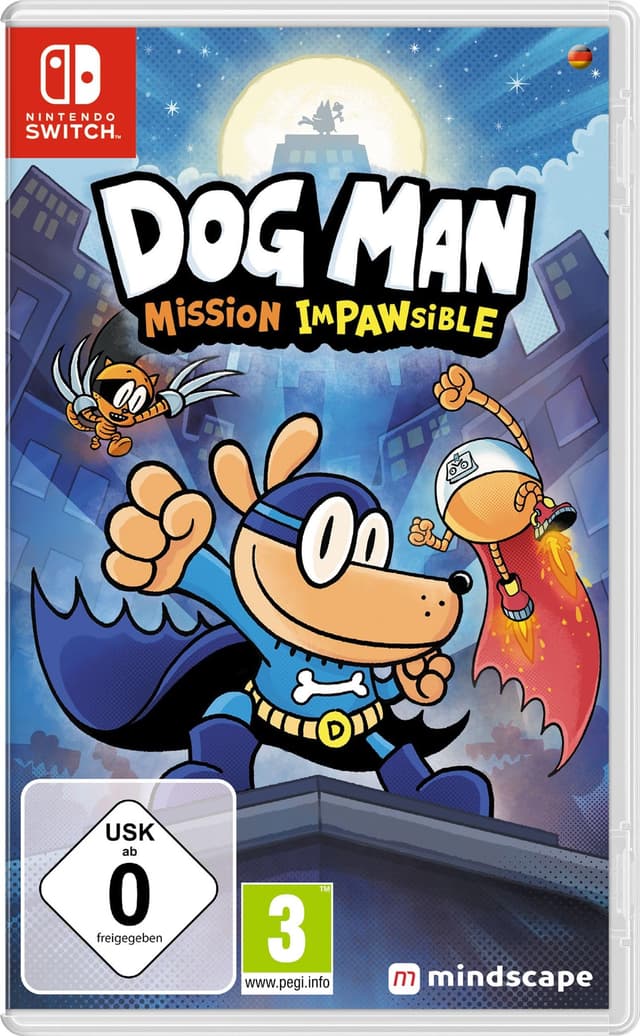 🐶🦸‍♂️ Dog Man: Mission Impawsible - Switch 🕹️🔥