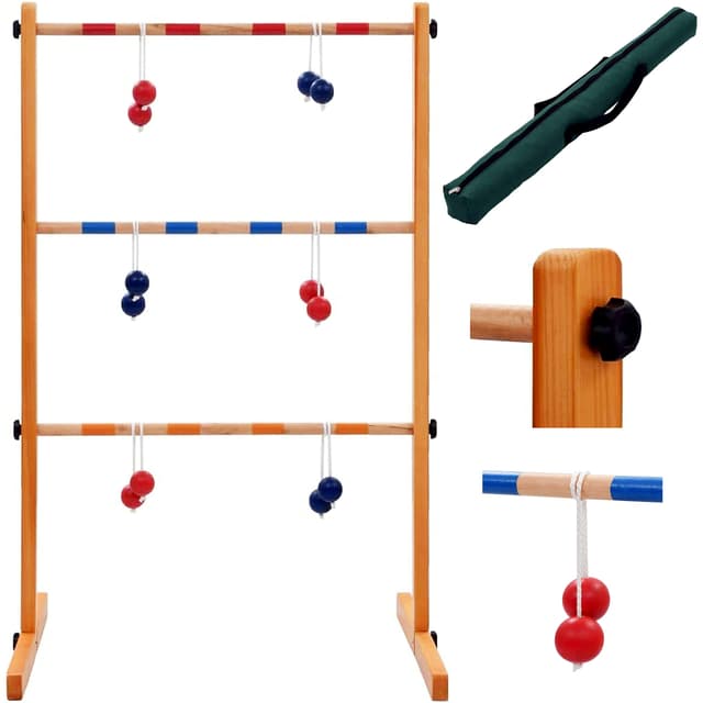 🎉 Tolles Angebot: Izzy Leitergolf Outdoor Holz Leiterspiel 🎯