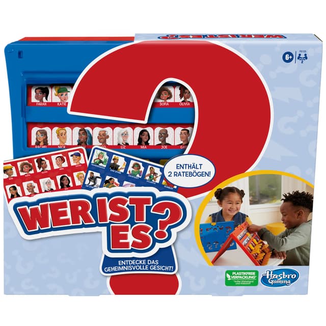 🎲🕵️‍♂️ Hasbro Gaming Wer ist es? Ratespiel für Kinder ab 6 Jahren