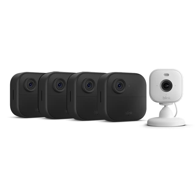 📷 Blink-Kamera Outdoor 4 + Blink Mini 2 Weiß 🏡🔒