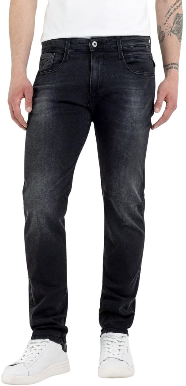 Replay Herren Slim Jeans 33W / 32L Dark Grey 097 🌟👖
