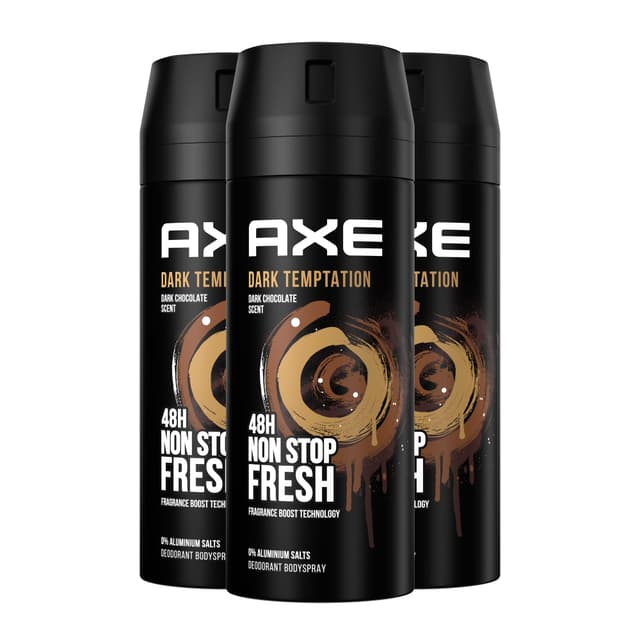 Angebot: Axe Deospray Dark Temptation Deodorant ohne Aluminium 🍫