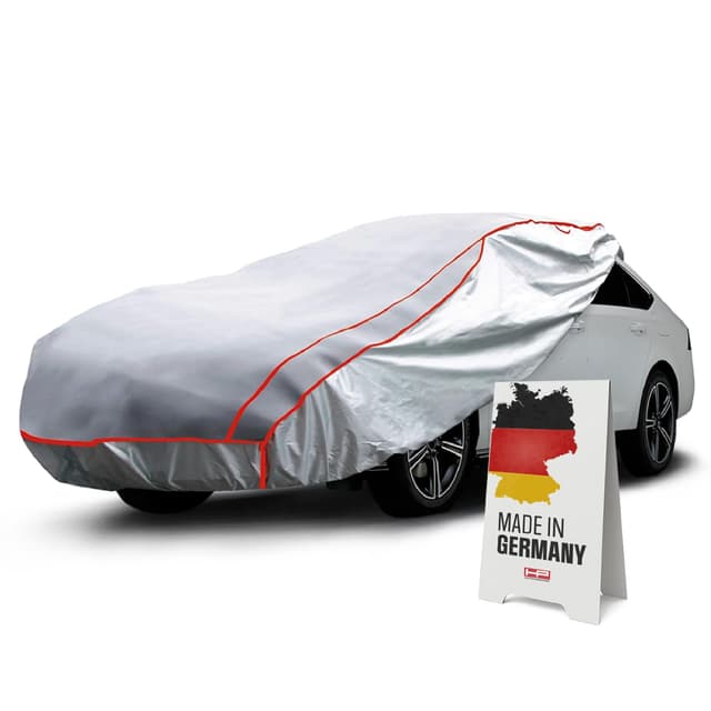🚗🌧️ HP 18268 Hagelschutzgarage - Fahrzeugabdeckplane, Gr. M, Silber M Silber - 24% Rabatt!