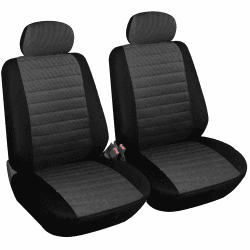 eSituro SCSC0035 2er Einzelsitzbezug universal Sitzbezüge für Auto Grau 😎