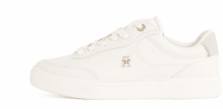 👟 Tommy Hilfiger Damen Sneaker Low Essential Chic Court 38 EU White Ancient White - Nur 49.41€!