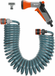 🌿🚿 Gardena 4647-20 Spiralschlauch Komplett Set 10m Single 🚿🌿