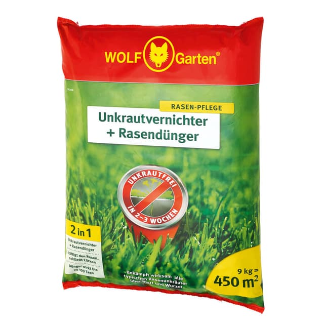 🌿🌱 WOLF-Garten 2-in-1 Unkrautvernichter + Rasendünger SQ 450 Angebot 🌱🌿