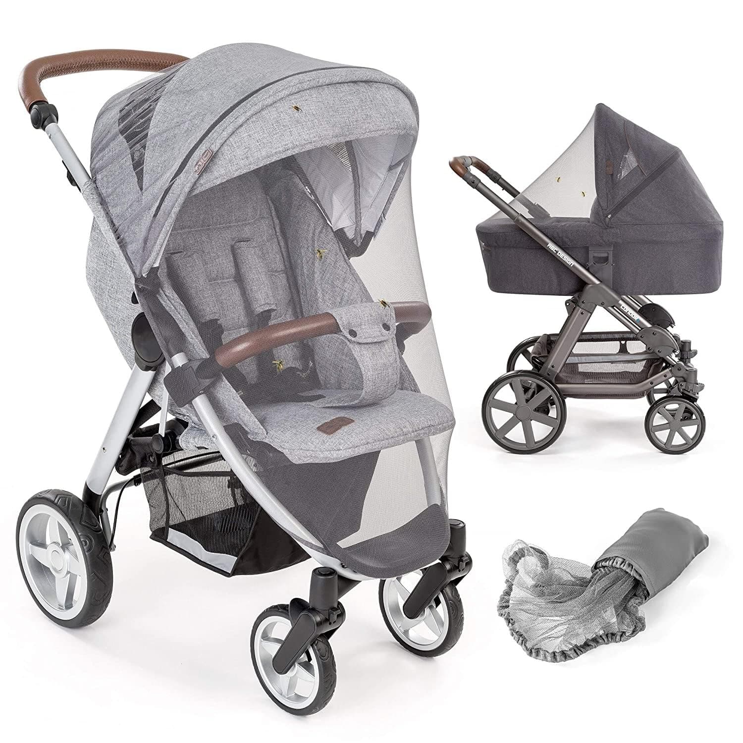 Zamboo Universal Insektenschutz - Mückennetz für Kinderwagen & Buggy 🦟 Premium QUALITÄT