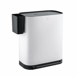 🗑️ SVITA MLT2X30 Mülleimer 2 x 30 Liter Treteimer Abfalleimer 60 Liter in Weiß 🏡