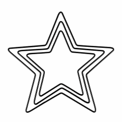 🌟 Ideen mit Herz Metallringe in Sternform | Metallsterne | 3 Stück | Deko-Anhänger-Basteln