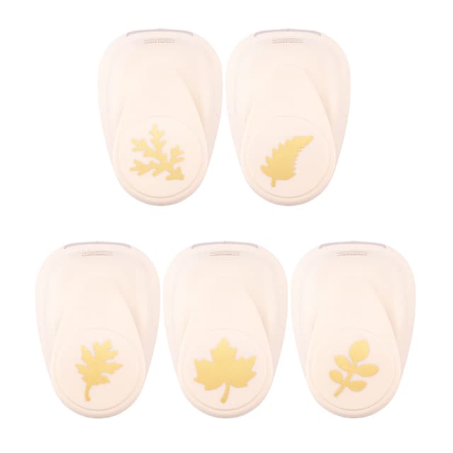 Vaessen Creative Stanzer Set - Motivstanzer - Herbst - 5 Stück - Tonpapier und Bastelmaterial bis zu 250 g/m²