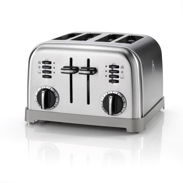 Cuisinart 4-Scheiben-Toaster 🍞 | Breite Schlitze, ideal für dickes Brot und Bagels